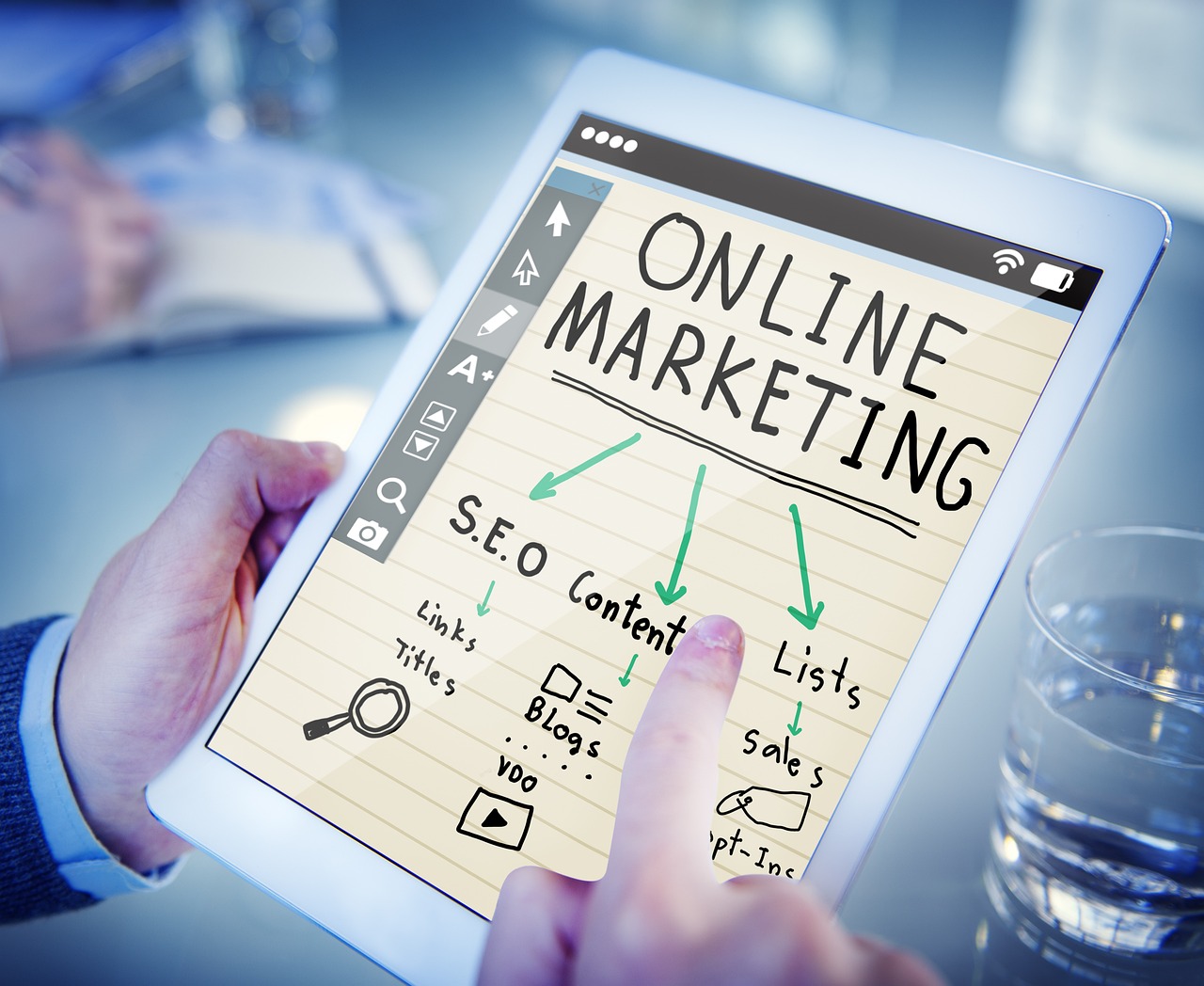 top digital marketing strategies for small businesses in 2024, including SEO, social media marketing, and email campaigns