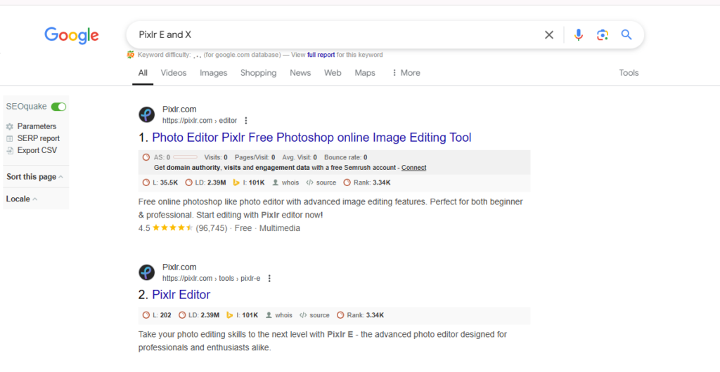 Pixlr’s E and X versions provide easy-to-use AI-powered photo editing tools that can be used for quick, professional edits without the complexity of Photoshop.
