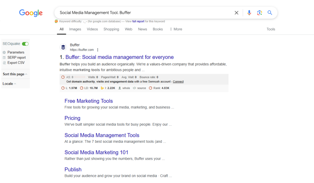 It’s easy to use and helps you stay organized with your social media campaigns.
Pricing: Free plan available; From $5/month/channel