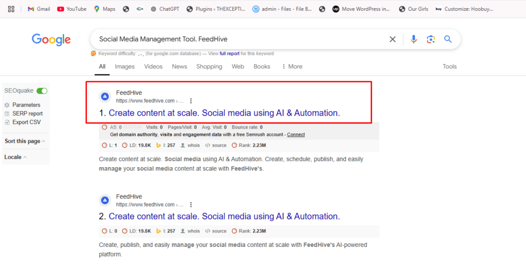 Social Media Management Tool. FeedHive