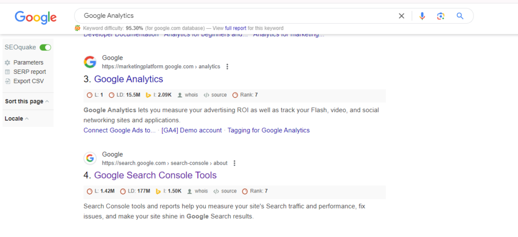 Google Analytics
