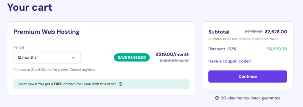 Premium Web Hosting