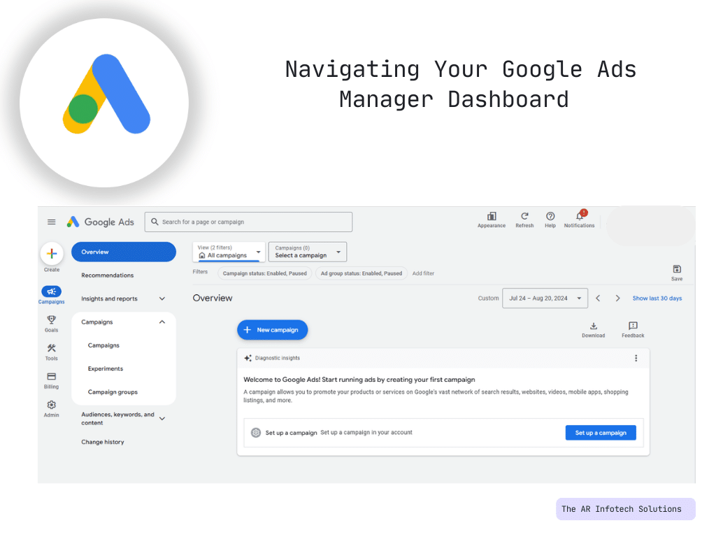 Navigating Your Google Ads Manager Dashboard