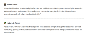 Prompt Recipes