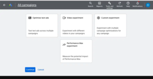Using Experiments to Enhance Performance of google ads