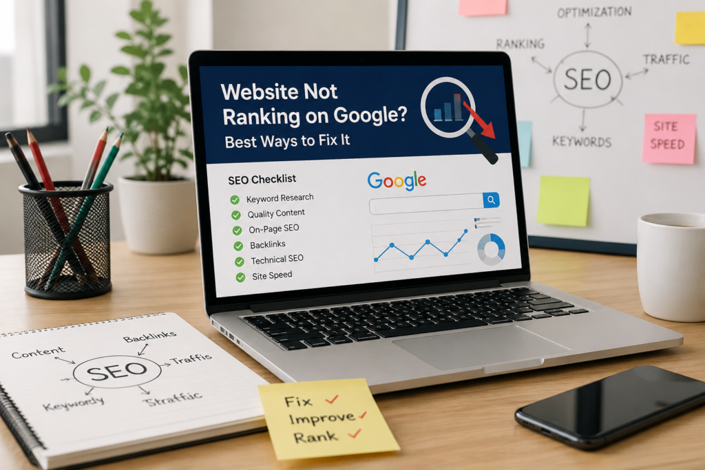 Best Ways to Fix Website Not Ranking on Google 2026 ?