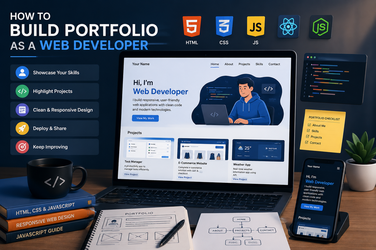 HOW TO BUILD PORTFOLIO AS A WEB DEVELOPER