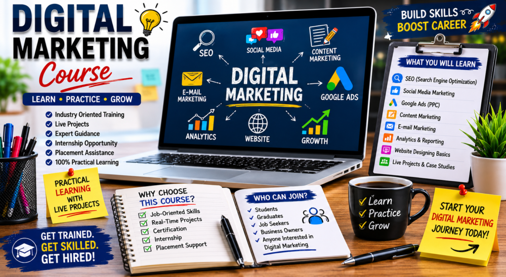 The complete guide to secure a paid internship in digital marketing for students and beginners (2026)