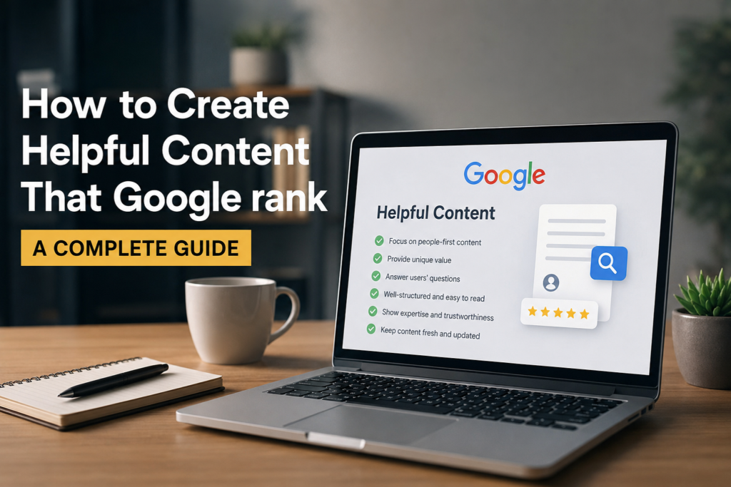How to Create Helpful Content That Google rank